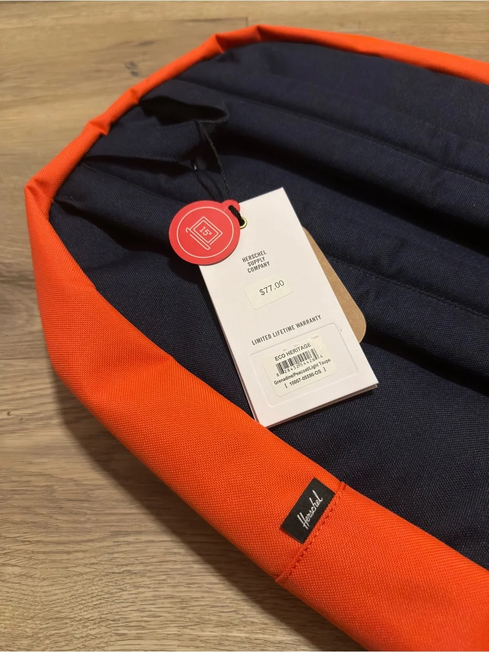 Herschel Heritage Eco Backpack NWT